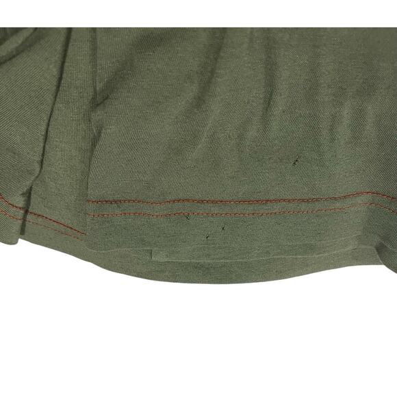 2006 England UK World Cup T-Shirt L XL Olive Green Red Soccer Blokecore - Picture 11 of 11